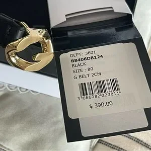 Givenchy | Accessories | Givenchy G Chain Leather Belt  display picture 3